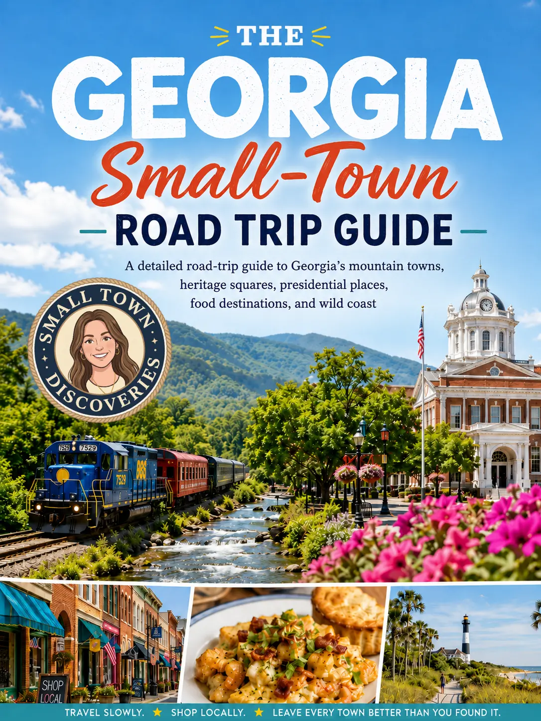 Cover of The Georgia Small-Town Road Trip Guide